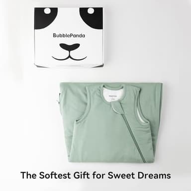 BubblePanda Rayon Made from Bamboo Sleep Sack 12-18 Months 1.0 Tog Soft Toddler Sleeping Sack for Babies 2-Way Zipper Baby Wearable Blanket - Image 7