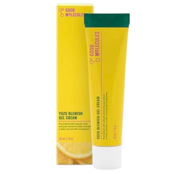 Good Molecules Yuzu Blemish Gel Cream - Lightweight Gel Moisturizer with Salicylic Acid, BHA and Natural Extracts to Target Acne, Even Skin Tone, and Texture - Skin Care for Face - Image 1