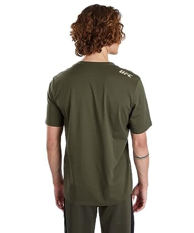 UFC Adrenaline Fight Week T-Shirt, Khaki, X-Large Short - Image 8