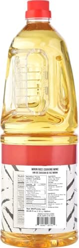 Soeos Mirin, Japanese Cooking Wine, 1.8 L (Pack of 1), Mirin Rice Wine, Authentic Natural Sugar Sweet Rice Cooking Wine for Cooking, Condiments, Seasoning Homemade Sauces, Japanese Seasoning - Image 2