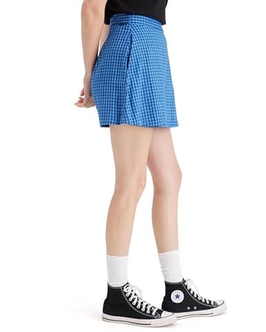 Dockers Women's Mid Rise Mini Skort, (New) Basinni Bottom Ceramic Blue, 31 - Image 2