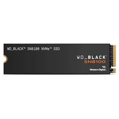 WD_BLACK 2TB SN8100 NVMe SSD Internal Solid State Drive - Gen 5 PCIe 5.0x4, M.2 2280, Seq. Read Speeds Up to 14,900 MB/s, Best for AI Applications, Gaming, and Video Editing - WDS200T1X0M - Image 1