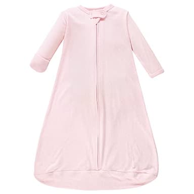 Hudson Baby Unisex Baby Cotton Long-Sleeve Wearable Sleeping Bag, Sack, Blanket, Pink Safari, 0-3 Months - Image 4