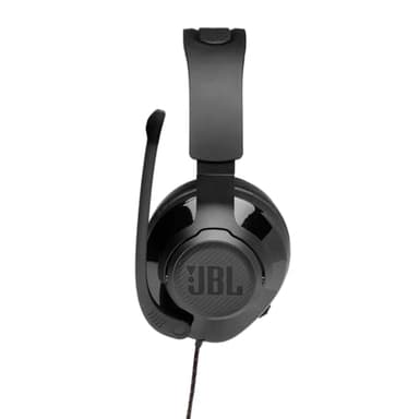 JBL Quantum 200 - Wired over-ear gaming headset with Voice focus directional flip-up mic and memory foam ear cushions (Black) - Image 7
