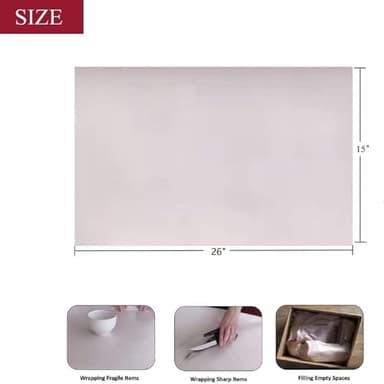 70 Sheets Newsprint Packing Paper Sheets for Moving, Shipping, Box Filler, Wrapping and Protecting Fragile Items 1.8 Lbs (26” x 15”) - Image 2