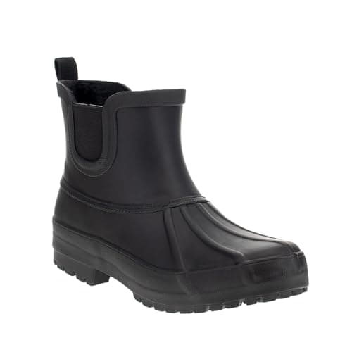 Chooka Ladies Chelsea Rain Boot, Black, 9 - Image 1