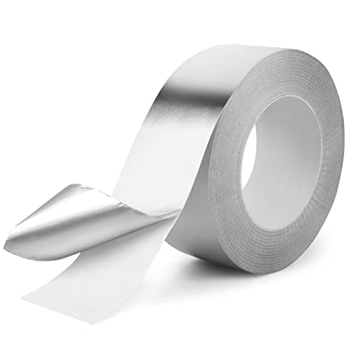 Romeda Aluminum Tape, 2 Inch x 164 Feet, Silver, 3.9 Mil, Heavy Duty, Heat & UV Resistant, HVAC & Ductwork - Image 1