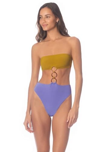 Maaji Women's Standard Cheeky Cut, Blue - Image 1