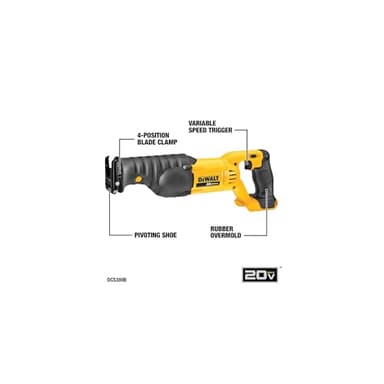 DEWALT Tools 5 Tool Power Tool Combo Kit, Cordless Drill Impact Driver Saw Oscillating Multi-tool Set with 20V MAX Battery and Charger (DCK551D1M1) - Image 5