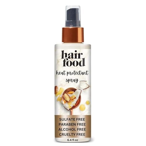Hair Food Coconut & Argan Oil Heat Protectant Leave-In Spray for All Hair Types, 450°F Heat Protection, Sulfate-Free, Paraben-Free, Dye-Free, Alcohol-Free, Adds Shine, 6.4 Fl Oz - Image 1