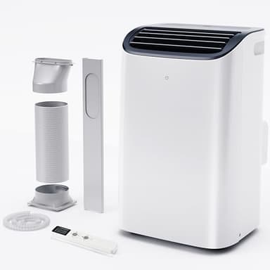 EUHOMY Portable Air Conditioners, 14000 BTU Portable AC Unit up to 700 Sq.Ft, 4-in-1 Portable Air Conditioner with Cool,mDehumidifier, Fan, Sleep Mode, 24H Timer, Remote, for Apartment, RVs, Bedroom - Image 1