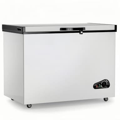 Large Commercial Chest Freezer 14.5 Cu Ft Deep Freezer with 2 Removable Basket and Adjustable Thermostat - Energy Saving Quiet for Home, Supermarkets, and Garages with Glass - Image 1