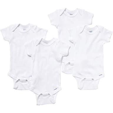 Onesies Brand Unisex Baby 8-Pack Mix & Match Bodysuits, White Short & Long Sleeve, 0-3 Months - Image 5