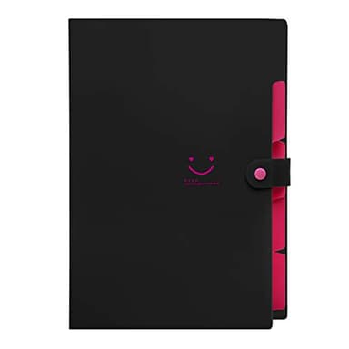 SKYDUE Letter A4 Paper Expanding File Folder Pockets Accordion Document Organizer (Black) - Image 2
