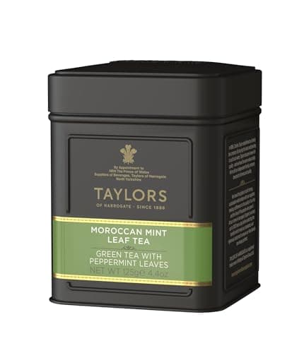 Taylors of Harrogate Moroccan Mint Green Tea Loose Leaf, 4.41 Ounce Tin - Image 1