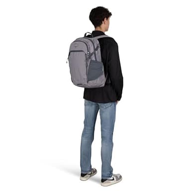 Osprey Axis Laptop Backpack - Sleek, Urban-Ready Everyday Pack with Laptop Sleeve, Dual Water Bottle Pockets, and Compression Straps - Ideal for College, Commutes, and Casual Travel, Black/Coal Grey - Image 9