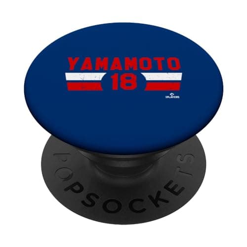 Yoshinobu Yamamoto | Los Angeles MLB Player | MLBYAM3002 PopSockets Adhesive PopGrip - Image 1