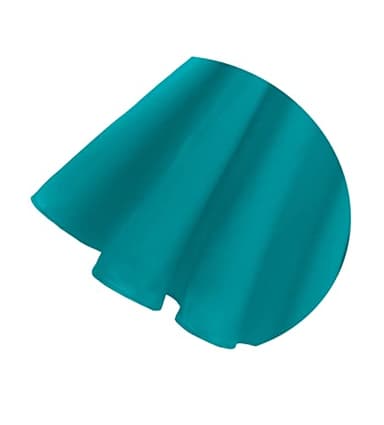 tagunop Women's Boatneck Vintage 1950s Cocktail Party Dress with Puff Sleeves Turquoise L - Image 4