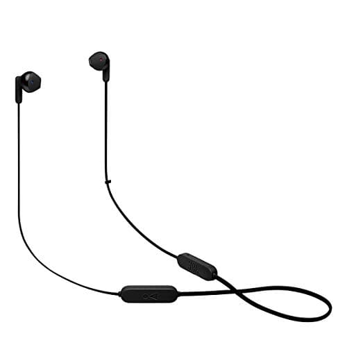 JBL Tune 215 - Bluetooth Wireless in-Ear Headphones with 3-Button Mic/Remote and Flat Cable - Black, Small - Image 1