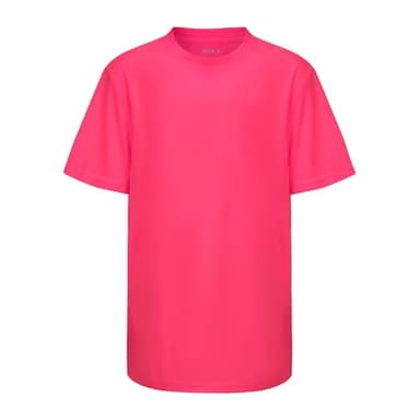 Opna Youth Boys Dri Fit Athletic T Shirts for Boys & Girls Sports Undershirt – Youth & Teen Sizes NEONPNK-5T Bright Pink - Image 2