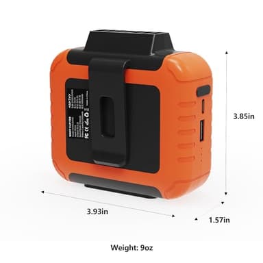 CHARMPㅤ Portable Waist Fan - 6000mAh Battery, 3 Speeds, Strong Airflow, Up to 16 Hours Working Time, Portable Hands-Free Cooling Belt Clip Fan for Construction Workers, Couriers, and Campers - Image 7