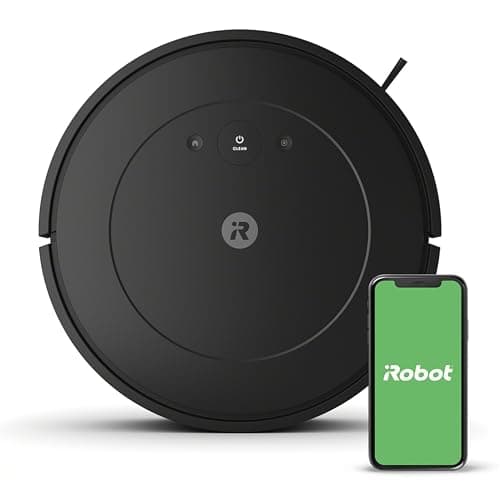 iRobot Roomba Vac Robot Vacuum (Q011) - Power-Lifting Suction, Quieter Cleaning Mode, Multi-Surface Cleaning, Cleans in Neat Rows, Easy to use, Self-Charging, Works with Alexa - Image 1