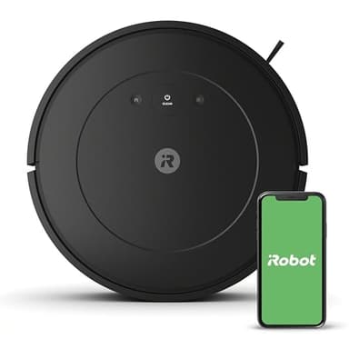 iRobot Roomba Vac Robot Vacuum (Q011) - Power-Lifting Suction, Quieter Cleaning Mode, Multi-Surface Cleaning, Cleans in Neat Rows, Easy to use, Self-Charging, Works with Alexa - Image 1