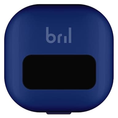 Bril UV-C Toothbrush Sanitizer and Holder, Portable Cleaner, Travel Cover, Magnetic Holder, and Rechargeable Case for Any Size Toothbrush, Navy - Image 7