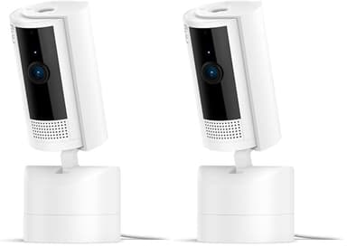 Ring Pan-Tilt Indoor Cam | See all around your home or business with 360° pan coverage, HD video, plus Two-Way Talk (2024 release) | 2-pack | White - Image 1