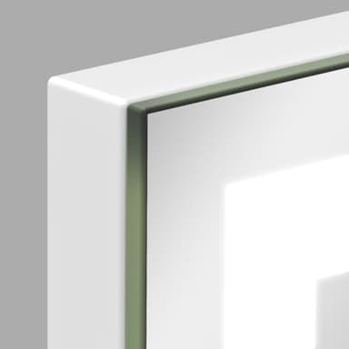 FENNIO 23" x 18" Vanity Mirror with Lights，LED Makeup Mirror，Hollywood Mirror with 3 Color Modes & Adjustable Brightness，Vanity Mirror Square White - Image 8