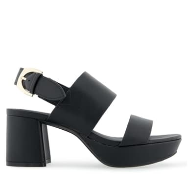 Aerosoles Women's CAMILIA Heeled Sandal, Black PU, 8.5 - Image 6