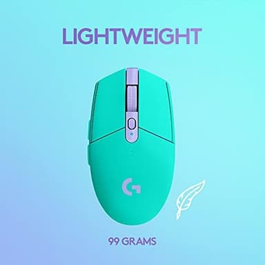 Logitech G305 LIGHTSPEED Wireless Gaming Mouse, Hero 12K Sensor, 12,000 DPI, Lightweight, 6 Programmable Buttons, 250h Battery Life, On-Board Memory, PC/Mac - Mint - Image 5