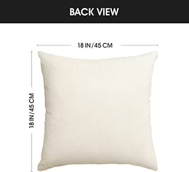 AVOIN colorlife Home Sweet Home Daisy Throw Pillow Covers, 18 x 18 Inch Spring Summer Flowers Hello Sunshine Cushion Case for Home Sofa Couch Set of 4 - Image 6
