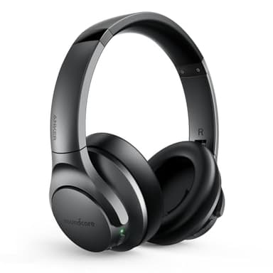 Soundcore Anker Life Q20 Hybrid Active Noise Cancelling Headphones, Wireless Over Ear Bluetooth Headphones, 70H Playtime, Hi-Res Audio, Deep Bass, Memory Foam Ear Cups, Travel, Office - Image 7