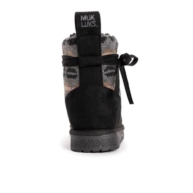 MUK LUKS Women's Teenie Fashion Boot, Black, 6 - Image 3
