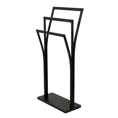 Kingston Brass SCC3300 Edenscape Freestanding Y-Style Towel-Rack, Matte Black 16.56 x 9.88 x 34.44 - Image 1