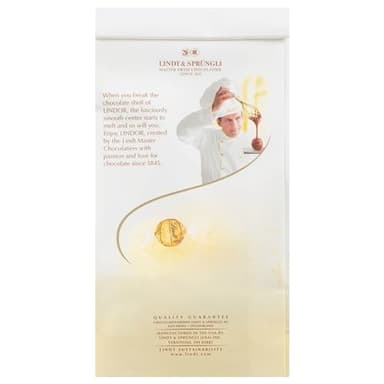 Lindt LINDOR White Chocolate Truffles, White Chocolate Candy with Smooth, Melting Truffle Center, Great for Gift Giving, 5.1 oz. Bag (6 Pack) - Image 9