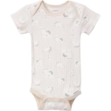 Gerber Unisex Baby Multi-Pack Onesies Bodysuits (Short and Long Sleeve), Polar Bear, 0-3 Months - Image 7