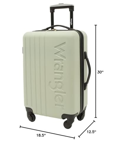 Wrangler Quest Luggage Set, Pelican, 2 Piece Set (30"/22") - Image 11