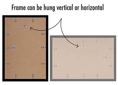 Americanflat 12x18 Poster Frame with Polished Plexiglass - Set of 5 - Use as 11x17 Frame with Mat or Display 12x18 Photo Without Mat - Galleria Collection - Picture Frames for Wall Display - Black - Image 6