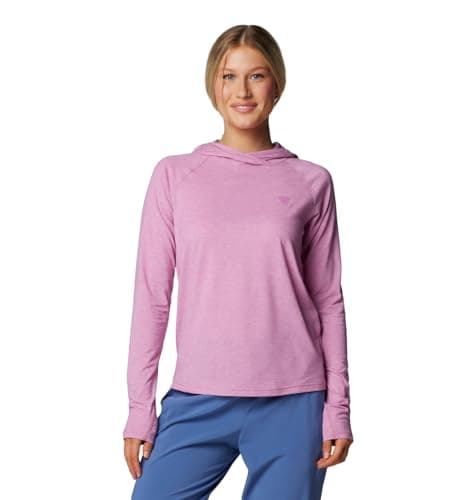 Columbia Women's PFG Uncharted Hoodie, Minuet Heather, Medium - Image 1