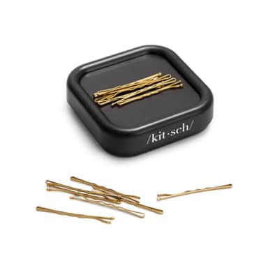 Kitsch Magnetic Bobby Pin Holder - Cute Stuff, Strong Magnetic Pin Holder for Desk & Vanity, Securely Holds Metal Hair Clips, Bobby Pins & Paper Clip - Black, 1 Pc - Image 7