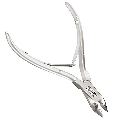 Professional Cuticle Trimmer Nail Cuticle Cutter Stainless Steel Cuticle Nippers with Sharp Blades of Cuticle Remover Clippers Manicure Tools Double Spring for Nail Care Pedicure Nail Tools (Silver) - Image 1