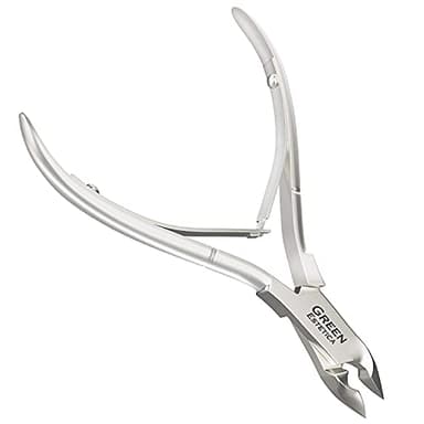 Professional Cuticle Trimmer Nail Cuticle Cutter Stainless Steel Cuticle Nippers with Sharp Blades of Cuticle Remover Clippers Manicure Tools Double Spring for Nail Care Pedicure Nail Tools (Silver) - Image 1