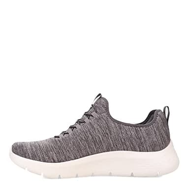 Skechers mens Gowalk Flex - Athletic Slip-on Casual Walking Shoes With Air Cooled Foam Sneaker, Grey/Lime 2, 9.5 US - Image 6