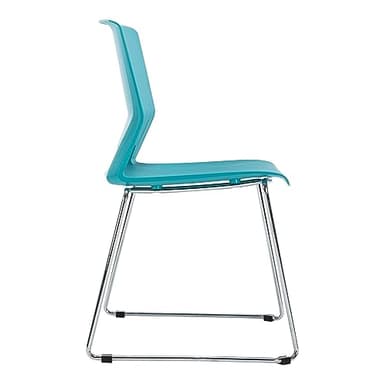 Sidanli Blue Stacking Chairs-Set of 4 - Image 8