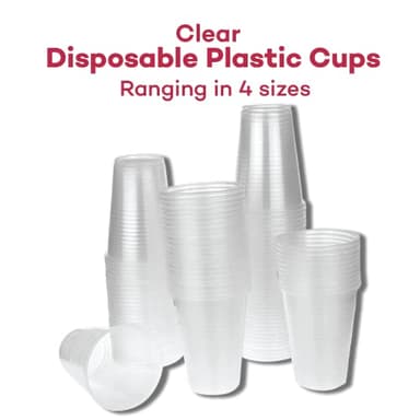Dealmed 3 oz. Disposable Plastic Cups – 100% Recyclable Cups for Doctor's Offices, School Nurse's, Hospitals, at Home and More (Pack of 100) - Image 3