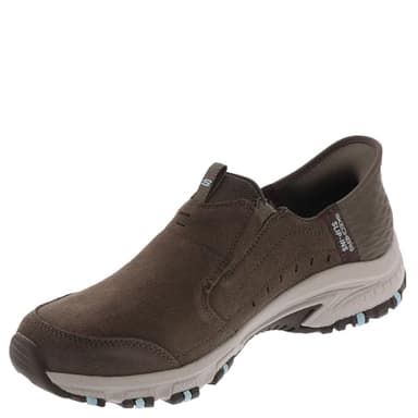 Skechers Women's Hands Free Slip-Ins Hillcrest-Sunapee Sneaker, Dark/Taupe, 7 - Image 4