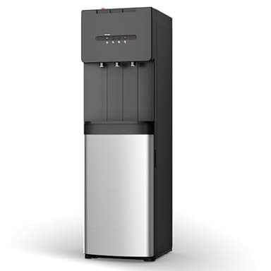 Euhomy Self-Cleaning Bottom Loading Water Dispenser, 3 Temperatures - Cold/Hot/Warm, with Child Lock, Display Light, Suitable for Apartments, Schools, Companies, Black - Image 1