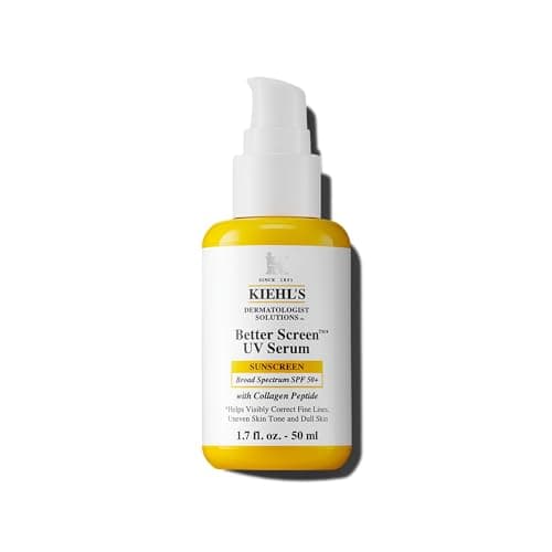 Kiehl's Better Screen UV Serum SPF 50+, Invisible Facial Sunscreen with Collagen Peptide, UV Filters to Shield UVA & UVB, Helps Correct Visible Signs of Aging, Boosts Skin Radiance - 1.7 fl oz - Image 1